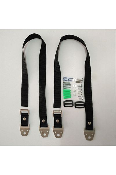 Choice black Good Quality Baby Safety Lock 2pcs/lot Baby Safety Anti-Tip Straps for Flat TV And Furniture W