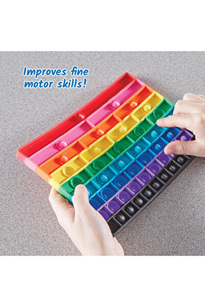 Hand2Mind Fractions Sensory Board - Rainbow Fraction®