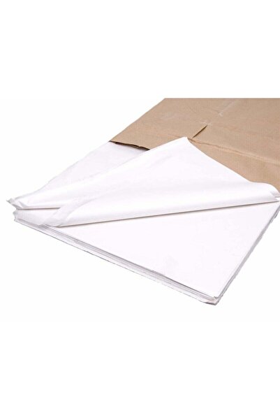 Genel Markalar Beyaz Pelur Kağıt Hediye Paketleme Ambalaj Kağıdı 50x70 Cm 100...