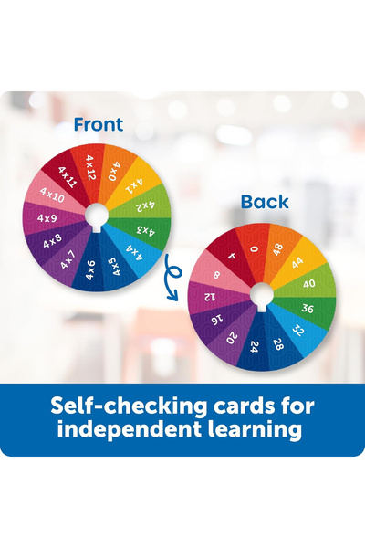 Learning Resources Educational activity set - Multiplication table wheel