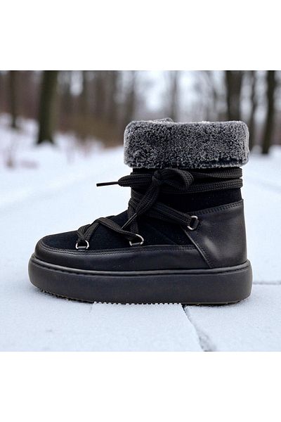 JOJO KIDS Girl's waterproof boots, cold weather resistant boots, zippered, fleece lined, non-slip sole.