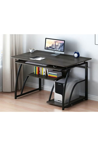 Raffine Multi-Layer Study And Computer Desk Black 60 x 40 x 71cm