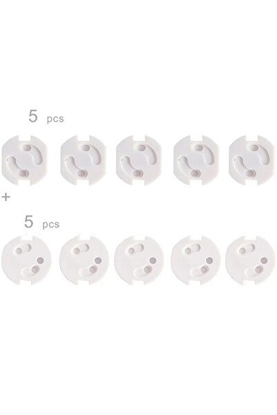XUNYI 5PC3 hole 5 PC2 hole Baby Safety Socket Covers 10pcs Electrical Plastic...