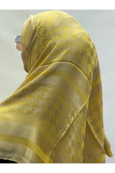 ALDAYER Φουλάρι 120 βισκόζης ζακάρ μοτίβο 2