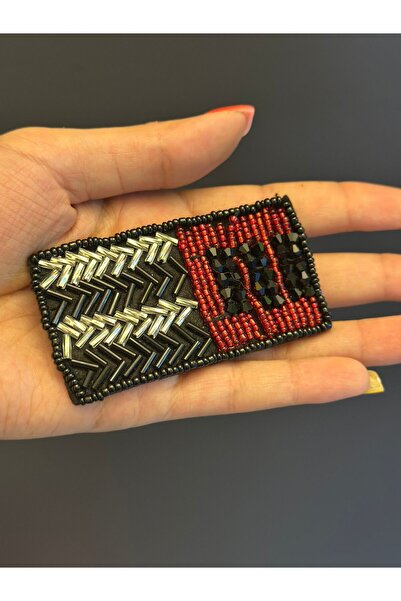 Gönülden Tasarım APLICAȚIE DE CUSUT ARMĂ CU BUCĂTĂ 8X4 CM