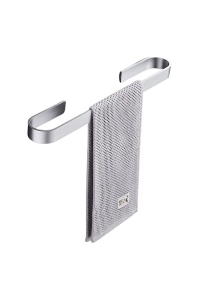wei inox Θήκη για πετσέτες, αλουμινίου, ασημί, 45x6,2 εκ.