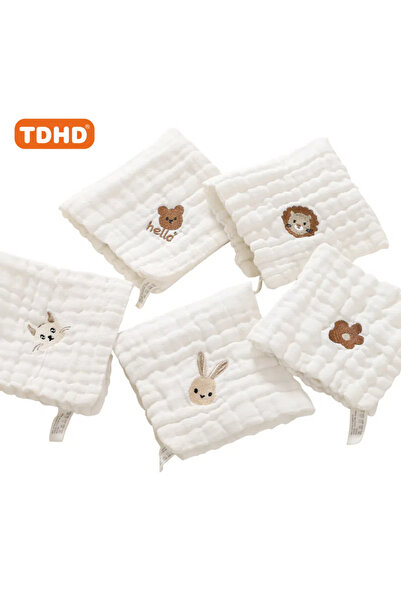 Choice 5 قطع من مناديل الأطفال من TDHD، مناشف شاش، مناشف تجشؤ الأطفال، مناديل...