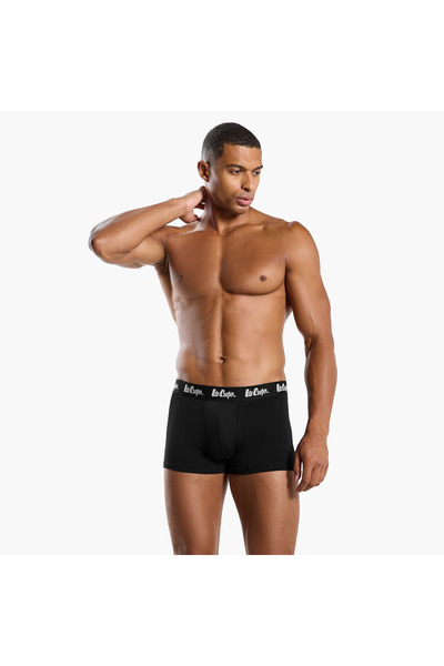 Lee Cooper مجموعة من 5 سراويل داخلية لي كوبر بحزام خصر مطاطي