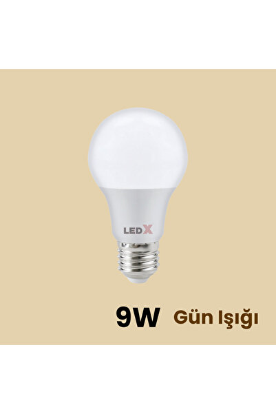 LEDX 9W Gün Işığı Ampül