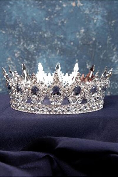 TATLI GÜNLER TAM TUR PRENSES KRALİÇE TAÇ GÜMÜŞ PASTA SÜSÜ