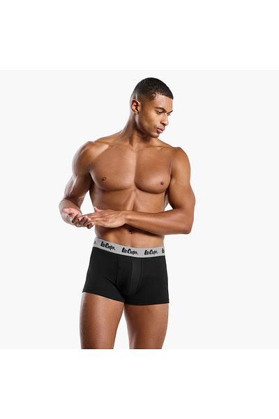 Lee Cooper مجموعة من 5 سراويل داخلية لي كوبر بحزام خصر مطاطي