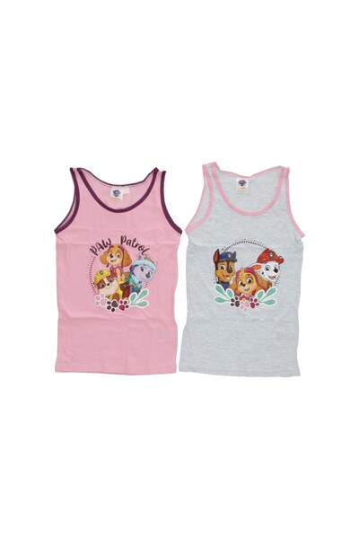 PAW PATROL Set of two girls' tops, multicolor, 98-104 cm, Pawsome Team, Paw Patrol