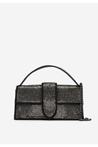 B T Shoes Černá obálková kabelka Eleganza