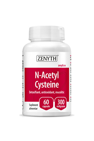Zenyth Pharmaceuticals Supliment alimentar N-acetilcisteină, Zenyth, 60 capsule