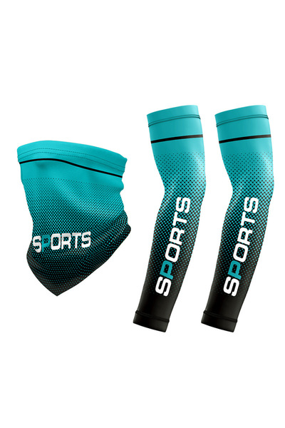 Choice L light green Men Ice Silk Cooling Arm Sleeves Summer UV Sun Protectio...