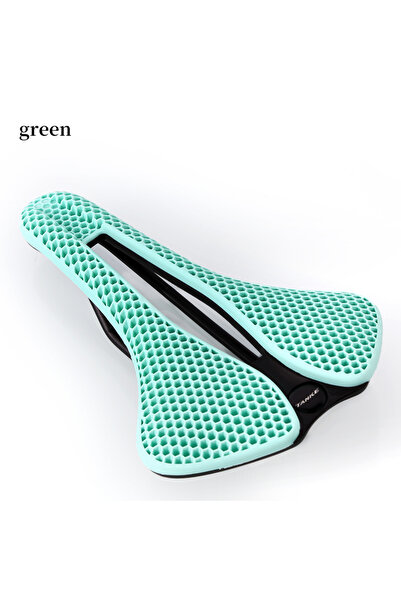 Choice سرج دراجة جبلية من Green TANKE على شكل قرص العسل، قابل للتنفس، خفيف ال...