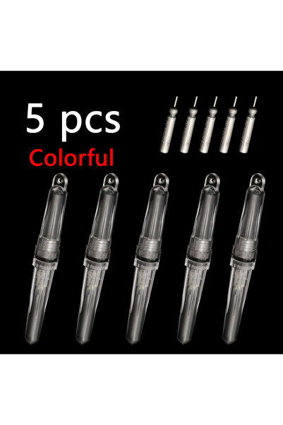 Choice 7 سم-ملون-5 قطع 5 قطع أضواء صيد وامضة ذات طرفين، أضواء صيد تحت الماء، ...