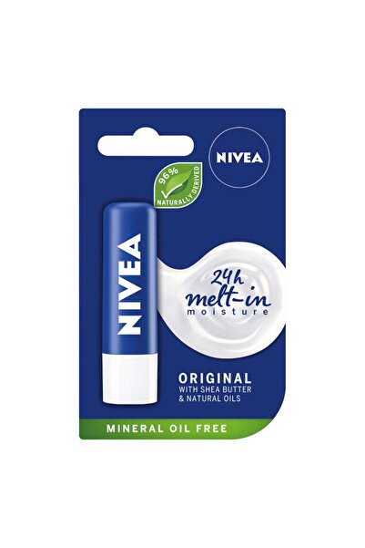 NIVEA Lip Care Original Lip Balm, 4.8 g