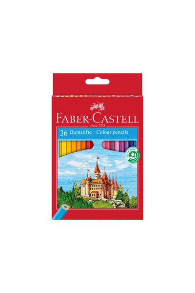 Faber Castell Faber-Castell hexagonal colored pencils 36 colors/set