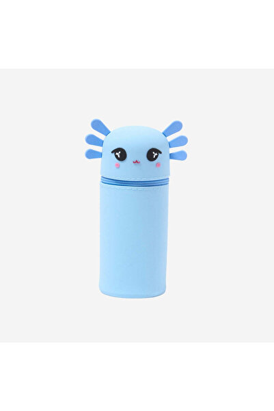 Flying Tiger Copenhagen Sevimli Canavar Şekilli Mavi Silikon Kalem Kutu