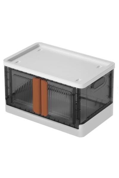 UIQ Foldable and Stackable Storage Box UIQ®, with Lid, Reinforced Edges, Handle, Durable Material, 32 L