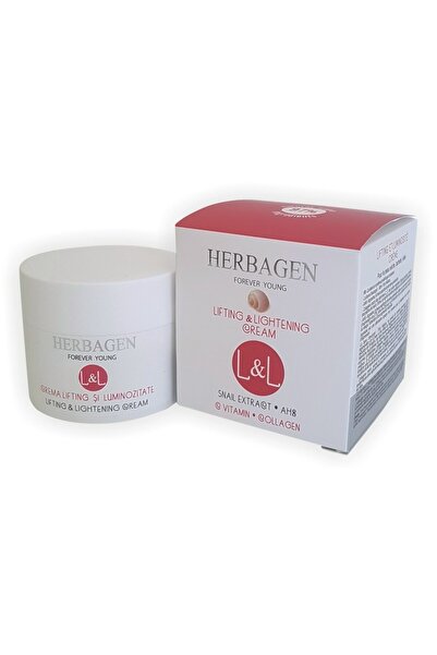 Herbagen Cremă lifting și iluminatoare cu extract de melc 50 GR