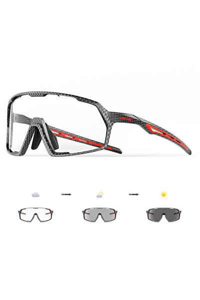 KAPVOE نظارات شمسية فوتوكروميك-1 بعدسات 1L-06 لركوب الدراجات للرجال والنساء