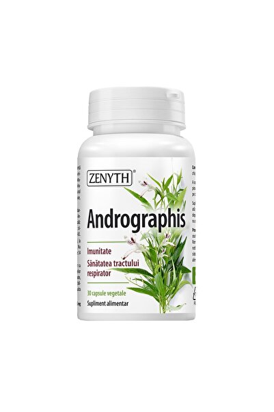 Zenyth Pharmaceuticals Supliment alimentar Andrographis 386 mg, Zenyth, 30 ca...