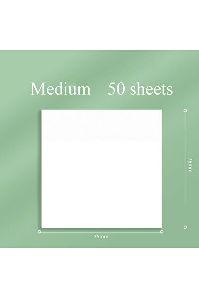 Choice7 متوسط - 50 ورقة 50 ورقة شفافة دفاتر ملاحظات لاصقة دفاتر ملاحظات Posit...