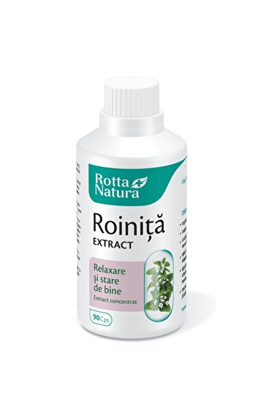Rotta Natura Extract de roiniță, Rotta Natura, 90 capsule, susține calmul și relaxarea