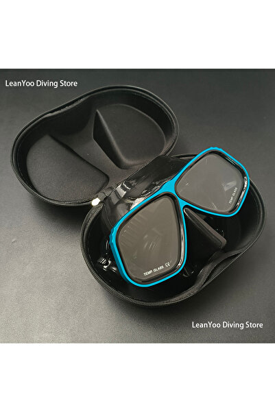 Choice قناع غوص أزرق عالي الجودة بإطار من الألومنيوم من Apollo، نظارات غوص ناعمة من السيليكون