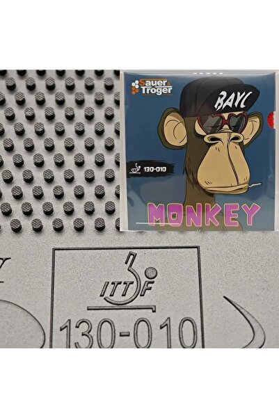 Choice Black OX Sauer Troger Monkey Table Tennis Rubber OX Long Pips ITTF130-010 Germany Ping Pong Rubber O