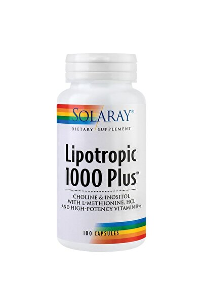 Secom Lipotropic 1000 Plus Supliment alimentar Solaray, 100 capsule