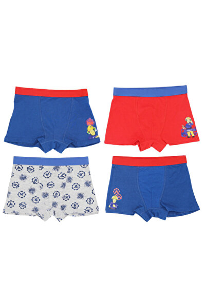 Fireman Sam Set 4 perechi boxeri pentru baieti, multicolor, Fire, Fireman Sam
