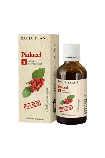 Dacia Plant Tinctură de păducel fără alcool, 50 ml, Dacia Plant