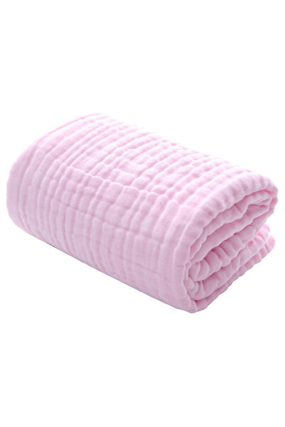 Anvi Baby Organic Muslin Bath Towel- Tickled Pink