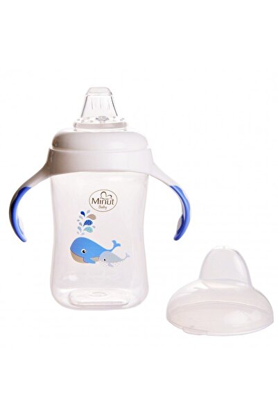 InnovaGoods Minut Baby Cup with Handles and Silicone Spout, 300 ml, 6+ Blue