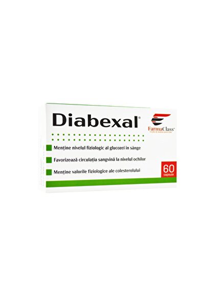 FarmaClass Supliment alimentar, Farma Class, Diabexal, 60 capsule