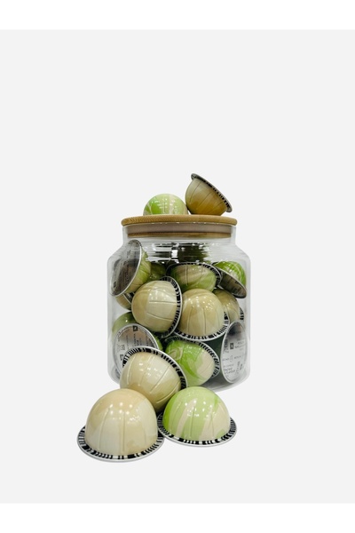 Nespresso Yazın Favori Vertuo Kapsül Kahveleri Coconut - Pistachio 20 Kapsül + Cam Saklama Kutusu Hediyeli