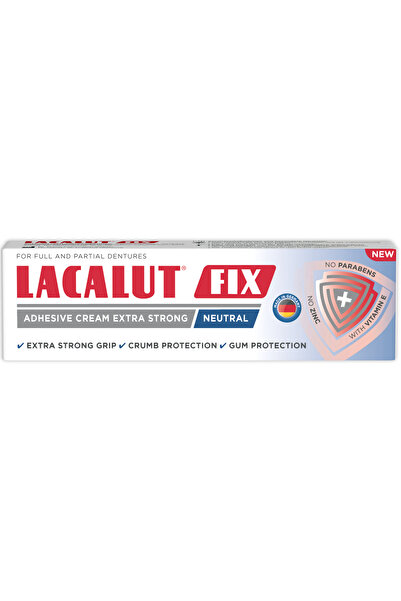 lacalut Cremă adezivă neutră Fix, 40 g