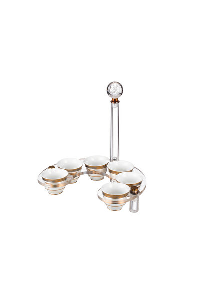 ABAREEK Acrylic Arabic coffee cup holder holds 6 cups