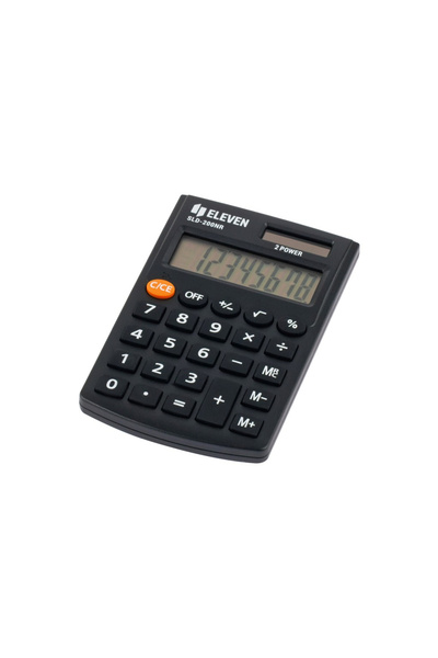 ELEVEN Calculator de buzunar 8 digiti, 98 x 62 x 10 mm, SLD-200NR
