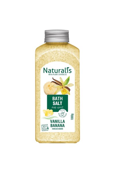 Naturalis Sare de baie - Vanilie și Banană, 1000g