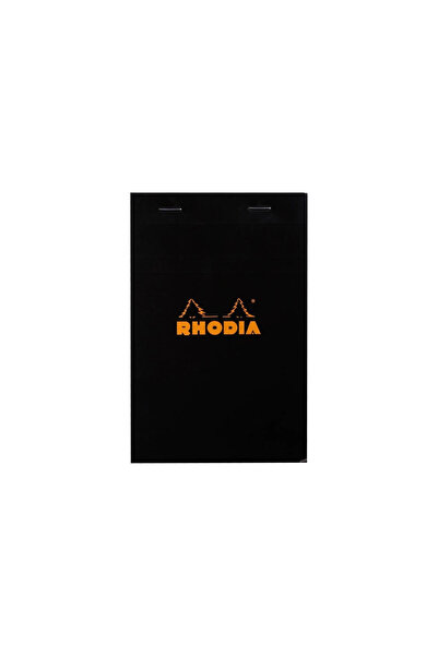 Rhodia Blocnotes 11 x 7 cm, capsat, 80 file, N°14, Basic, black