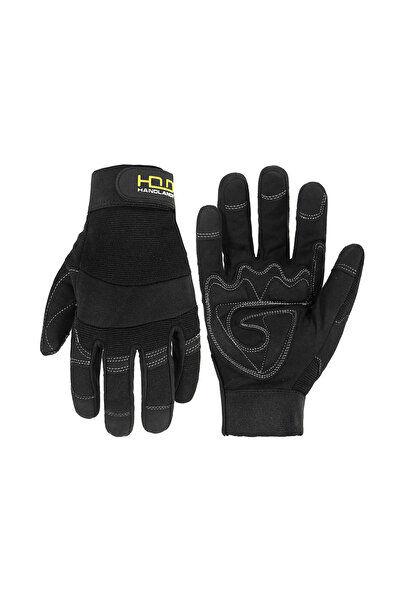 Choice قفازات عمل HANDLANDY مقاس XL للرجال والنساء، قفازات عمل ميكانيكية متعددة الاستخدامات، شاشة تعمل باللمس، خيوط مرنة