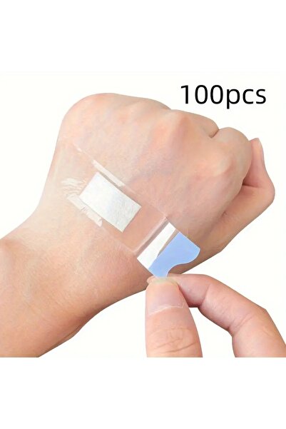 Choice 100Pcs 100pcs Waterproof Breathable Adhesive Bandages DressingsMulti-Scenario Use for Bathing, Swimm