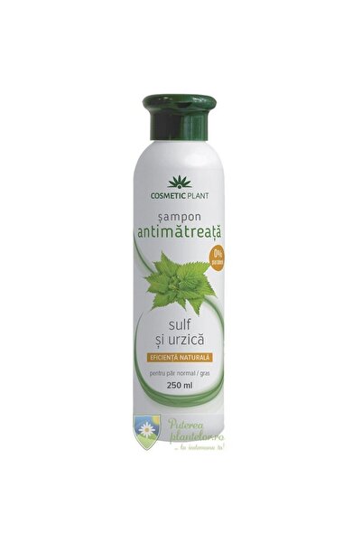Cosmetic Plant Șampon anti-mătreață cu sulf și urzică, plante cosmetice, 250 ml