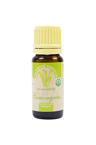 Herbavit Ulei esențial 100% pur de lemongrass (Cymbopogon flexuosus) 10 ml