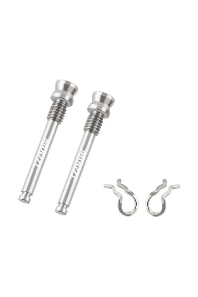 Choice قطعتان فضيتان من MUQZI، قطعتان من مسامير التيتانيوم، فرامل قرص الدراجة...