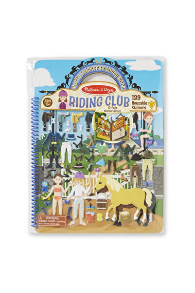 Melissa & Doug Set abtibilduri pufoase Clubul de calarie